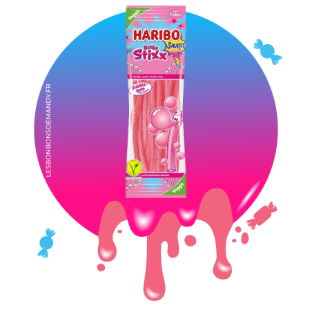 Haribo Stixx Bubble Gum