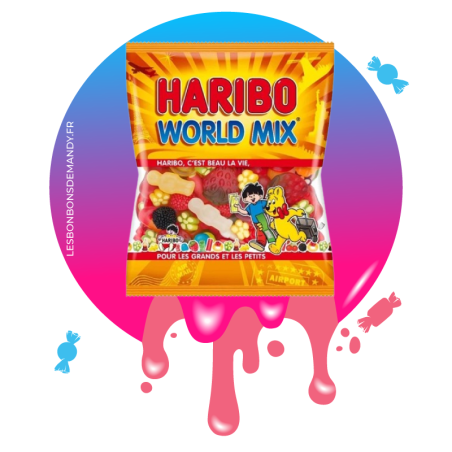 Haribo World Mix 120Gr