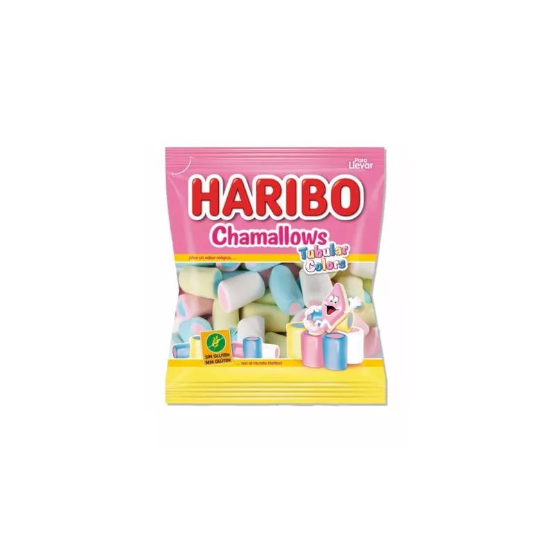 Haribo Chamallows Tubular Multicolore 90gr